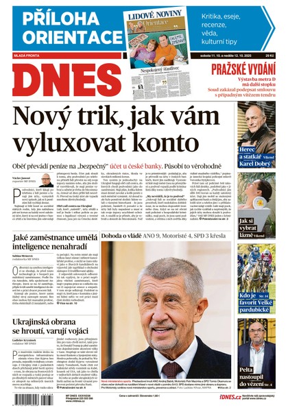 E-magazín MF DNES - 11.10.2025 - MAFRA, a.s.