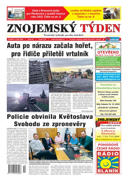 E-magazín Znojemský týden 42/2025 - Znojemský týden