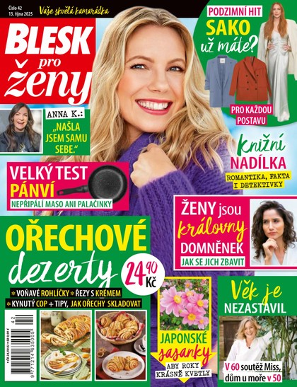 E-magazín BLESK PRO ŽENY - 42/2025 - CZECH NEWS CENTER a. s.