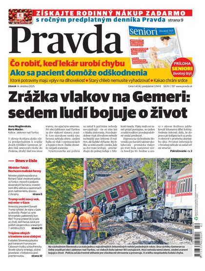 E-magazín Denník Pravda 14.10. 2025 - OUR MEDIA SR a. s.