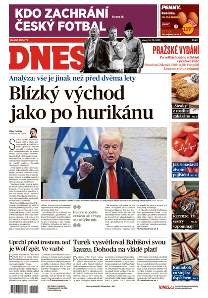 E-magazín MF DNES - 14.10.2025 - MAFRA, a.s.