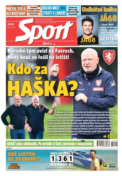 E-magazín Sport - 14.10.2025 - CZECH NEWS CENTER a. s.