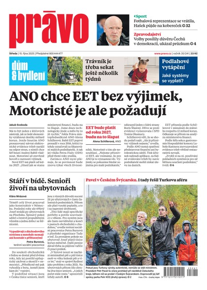 E-magazín Deník Právo - 15.10.2025 - Borgis, a.s.