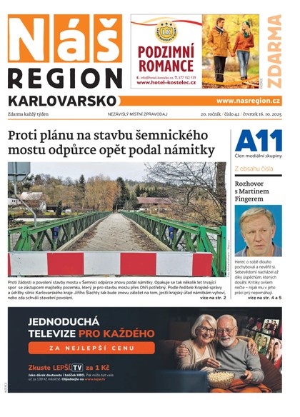 E-magazín Náš Region - Karlovarsko 42/2025 - A 11 s.r.o.