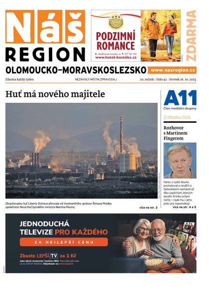 E-magazín Náš Region - Olomoucko/Moravskoslezsko 42/2025 - A 11 s.r.o.