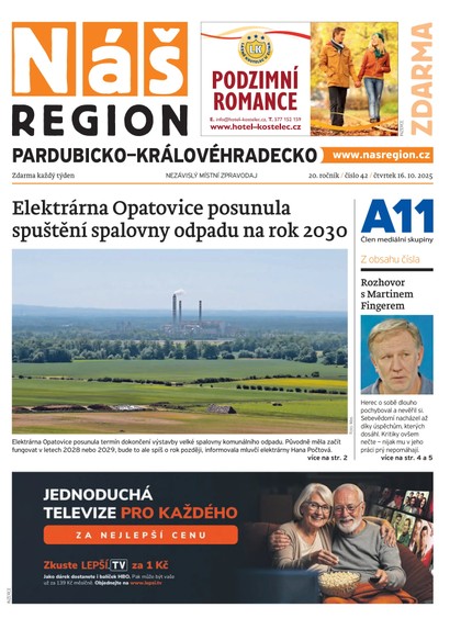 E-magazín Náš Region - Pardubicko/Královéhradecko 42/2025 - A 11 s.r.o.