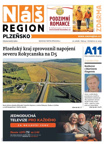 E-magazín Náš Region - Plzeňsko 42/2025 - A 11 s.r.o.