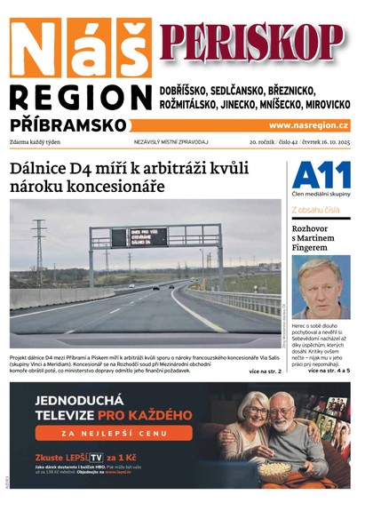E-magazín Náš Region - Příbramsko 42/2025 - A 11 s.r.o.