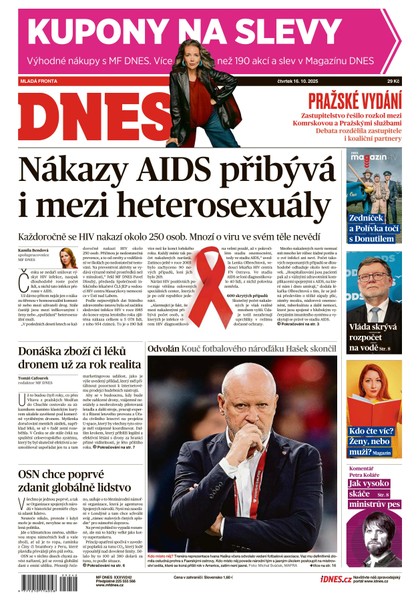 E-magazín MF DNES - 16.10.2025 - MAFRA, a.s.
