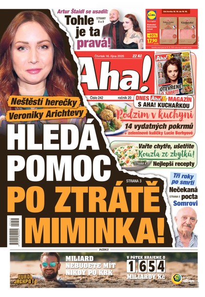 E-magazín AHA! - 16.10.2025 - CZECH NEWS CENTER a. s.
