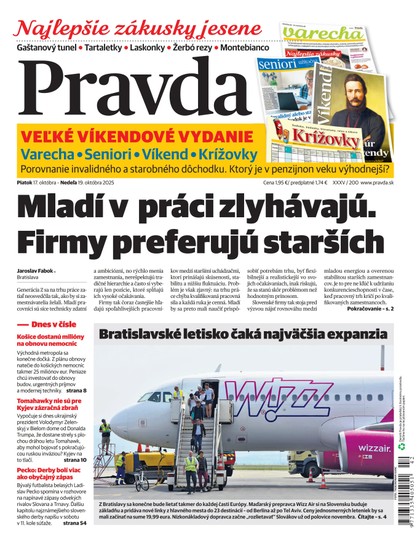 E-magazín Denník Pravda 17. 10. 2025 - OUR MEDIA SR a. s.