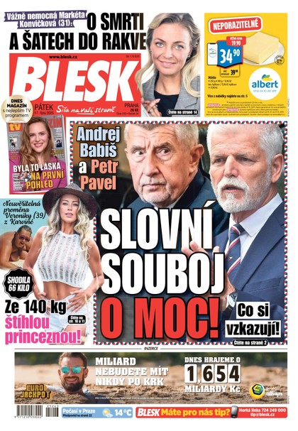 E-magazín Blesk - 17.10.2025 - CZECH NEWS CENTER a. s.