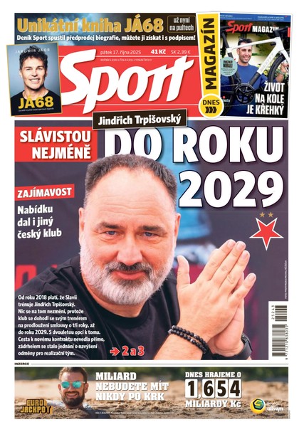 E-magazín Sport - 17.10.2025 - CZECH NEWS CENTER a. s.