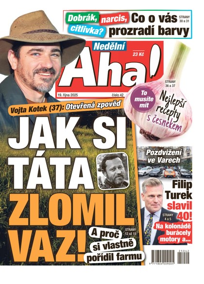 E-magazín NEDĚLNÍ AHA! - 19.10.2025 - CZECH NEWS CENTER a. s.