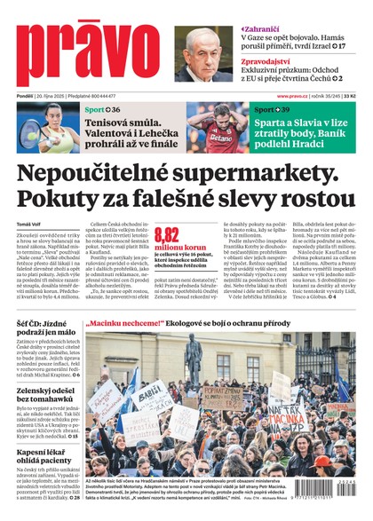 E-magazín Deník Právo - 20.10.2025 - Borgis, a.s.