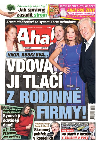 E-magazín AHA! - 20.10.2025 - CZECH NEWS CENTER a. s.