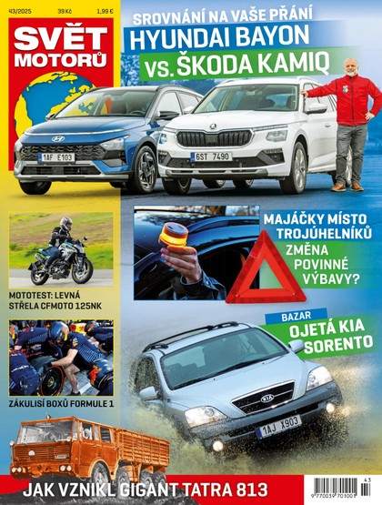 E-magazín Svět motorů - 43/2025 - CZECH NEWS CENTER a. s.