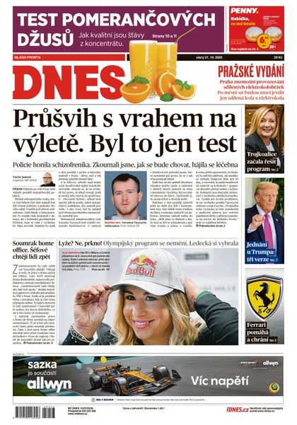 E-magazín MF DNES - 21.10.2025 - MAFRA, a.s.