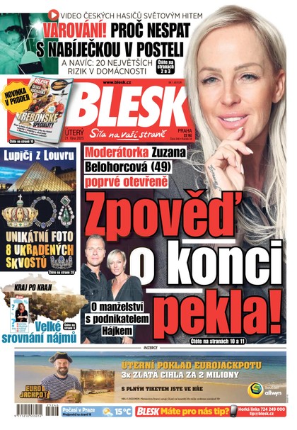 E-magazín Blesk - 21.10.2025 - CZECH NEWS CENTER a. s.