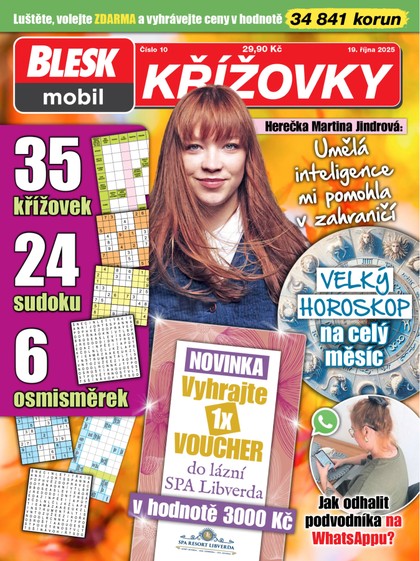 E-magazín BleskMobil KŘÍŽOVKY - 10/2025 - CZECH NEWS CENTER a. s.