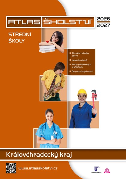 E-magazín Atlas školství – střední školy - Královéhradecký kraj 2026/2027 - P.F. art, spol. s r.o.