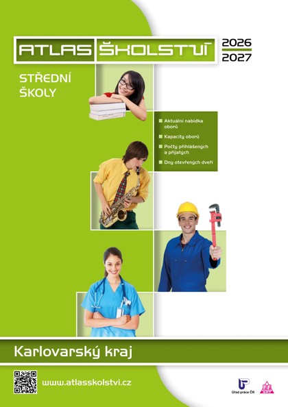 E-magazín Atlas školství – střední školy - Karlovarský kraj 2026/2027 - P.F. art, spol. s r.o.