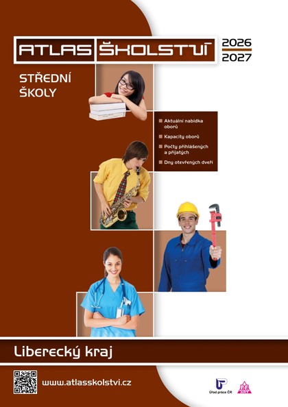 E-magazín Atlas školství – střední školy - Liberecký kraj 2025/2026 - P.F. art, spol. s r.o.