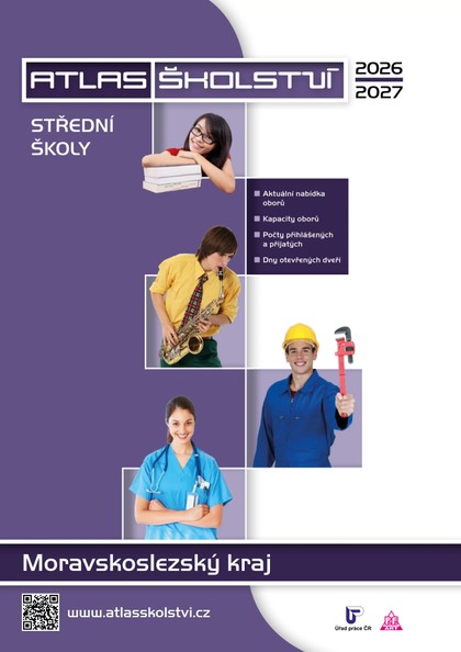 E-magazín Atlas školství – střední Atlas školství – střední školy - Moravskoslezský kraj 2025/2026 - P.F. art, spol. s r.o.