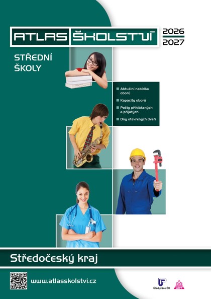 E-magazín Atlas školství – střední školy - Středočeský kraj 2026/2027 - P.F. art, spol. s r.o.