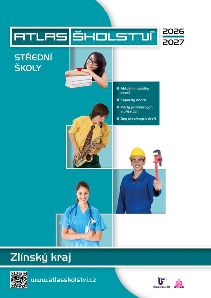 E-magazín Atlas školství – střední školy - Zlínský kraj 2026/2027 - P.F. art, spol. s r.o.