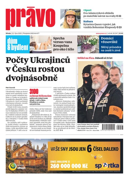 E-magazín Deník Právo - 22.10.2025 - Borgis, a.s.