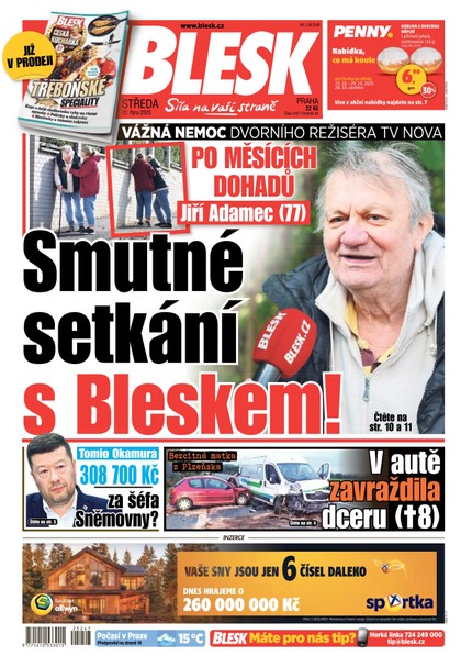 E-magazín Blesk - 22.10.2025 - CZECH NEWS CENTER a. s.