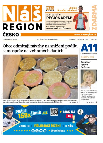 E-magazín Náš Region - Česko 43/2025 - A 11 s.r.o.