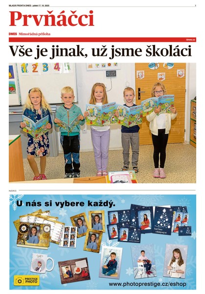 E-magazín Prvňáčci Pardubický - 17.10.2025 - MAFRA, a.s.