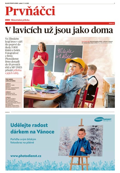 E-magazín Prvňáčci Zlínský- 17.10.2025 - MAFRA, a.s.