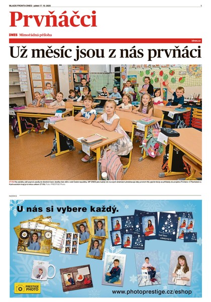 E-magazín Prvňáčci Plzeňský - 17.10.2025 - MAFRA, a.s.