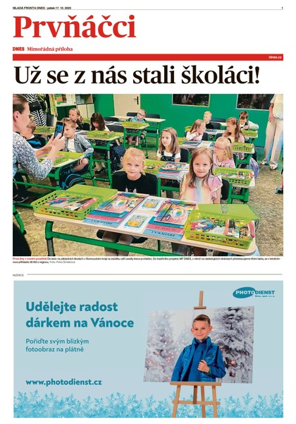 E-magazín Prvňáčci Olomoucký - 17.10.2025 - MAFRA, a.s.