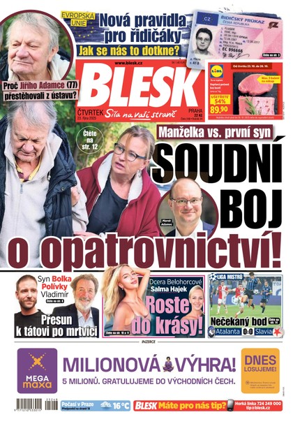 E-magazín Blesk - 23.10.2025 - CZECH NEWS CENTER a. s.