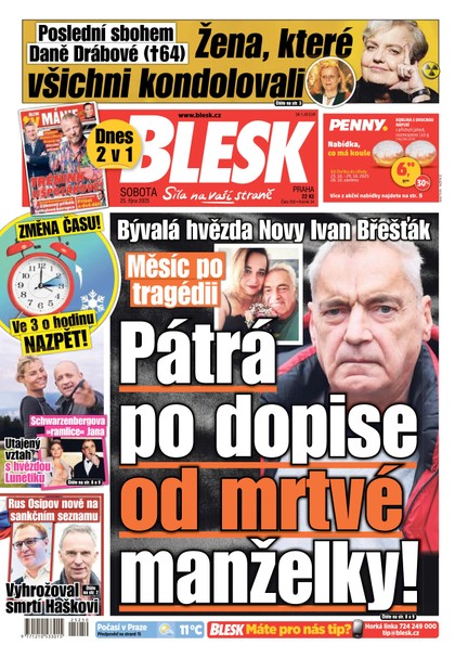 E-magazín Blesk - 25.10.2025 - CZECH NEWS CENTER a. s.