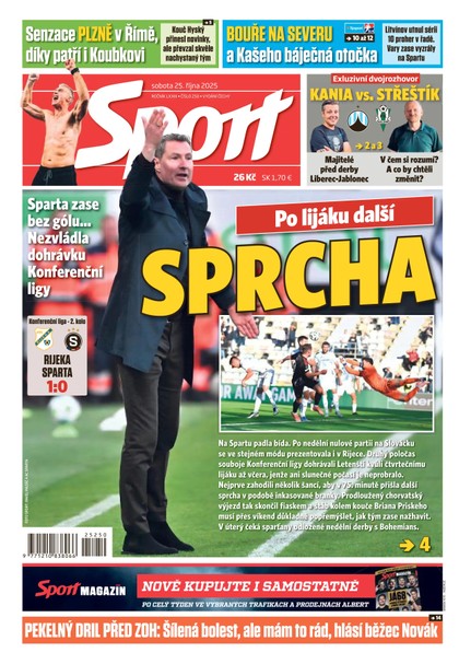 E-magazín Sport - 25.10.2025 - CZECH NEWS CENTER a. s.
