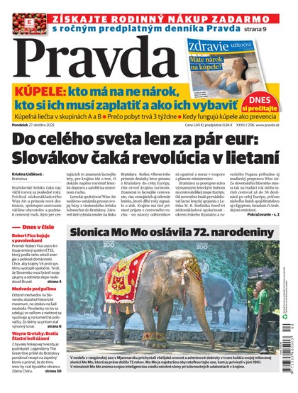 E-magazín Denník Pravda 27. 10. 2025 - OUR MEDIA SR a. s.