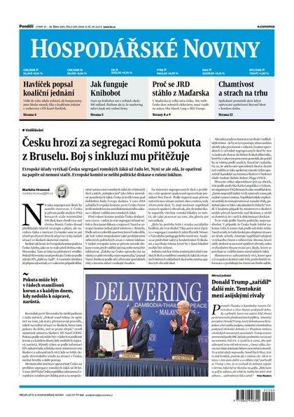 E-magazín HN 209 - 27.10.2025 - Economia, a.s.