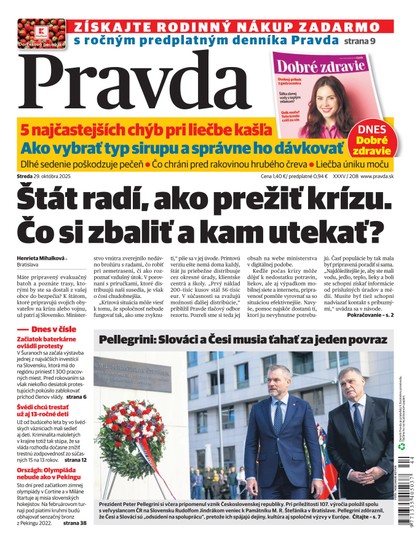 E-magazín Denník Pravda 29. 10. 2025 - OUR MEDIA SR a. s.