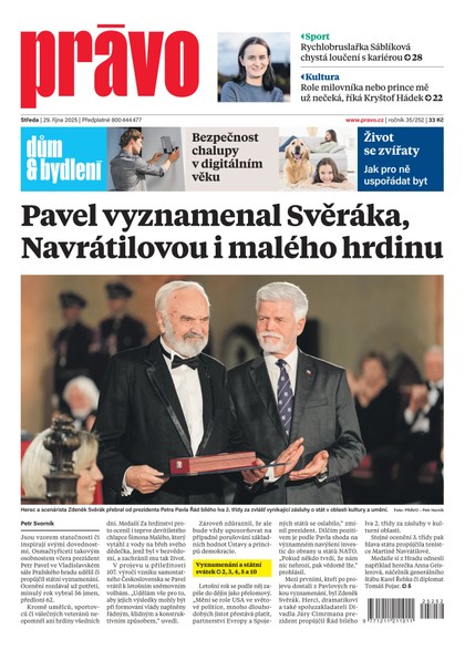 E-magazín Deník Právo - 29.10.2025 - Borgis, a.s.