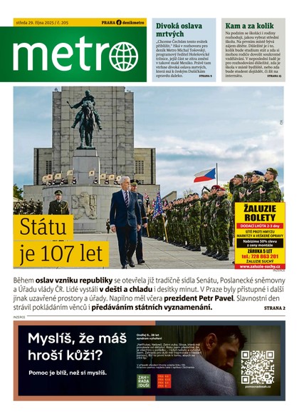 E-magazín METRO - 29.10.2025 - MAFRA, a.s.