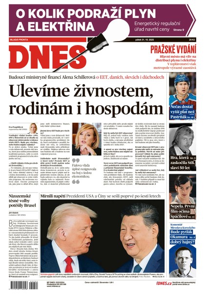 E-magazín MF DNES - 31.10.2025 - MAFRA, a.s.