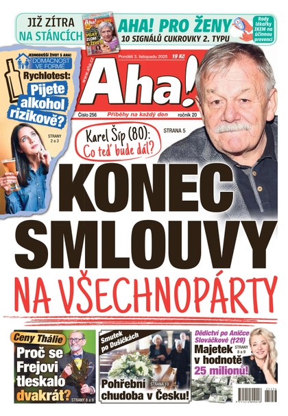 E-magazín AHA! - 03.11.2025 - CZECH NEWS CENTER a. s.