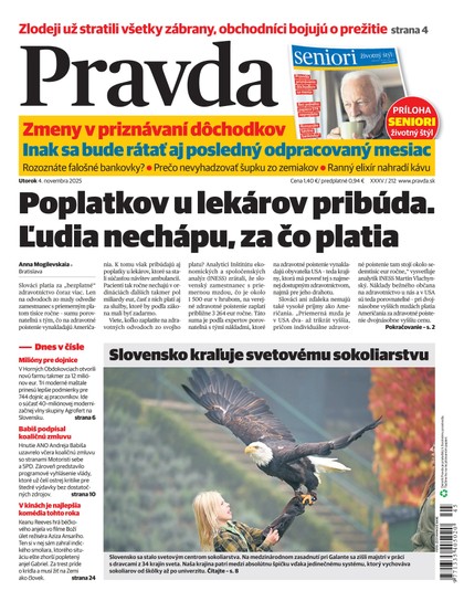 E-magazín Denník Pravda 4. 11. 2025 - OUR MEDIA SR a. s.