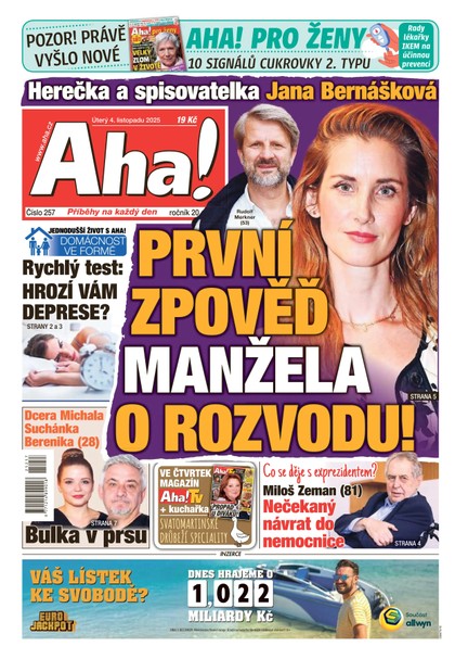 E-magazín AHA! - 04.11.2025 - CZECH NEWS CENTER a. s.