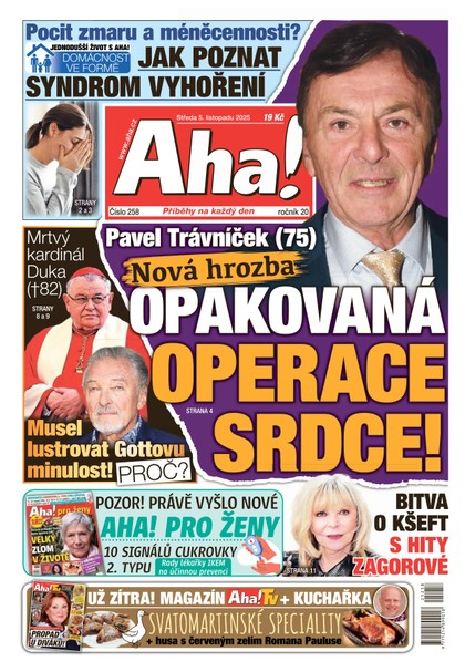 E-magazín AHA! - 05.11.2025 - CZECH NEWS CENTER a. s.